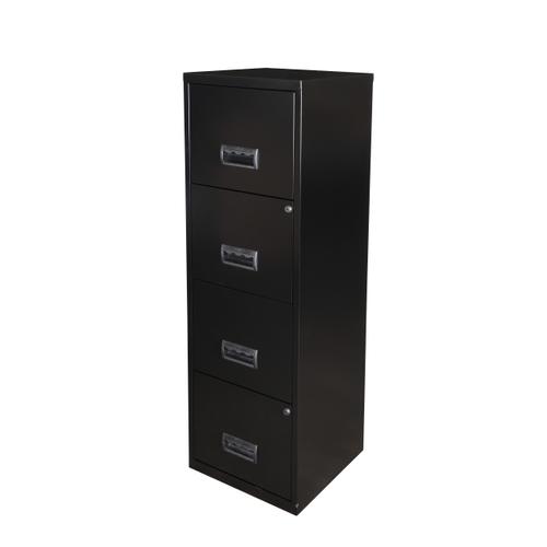 Filing Cabinet Steel 4 Drawer A4 400x400x1250mm Ref 95057 433595 Buy online at Office 5Star or contact us Tel 01594 810081 for assistance
