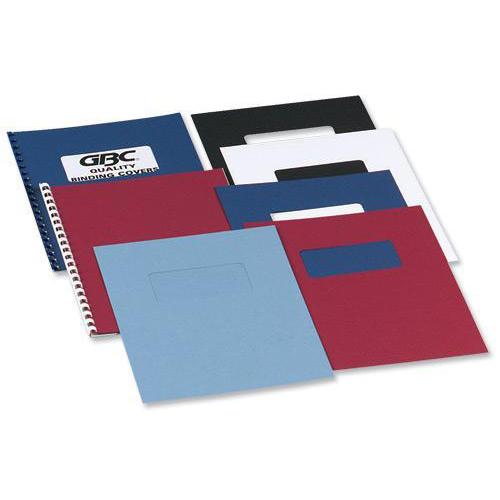 GBC Antelope Binding Covers Leather-look Plain A4 Red Ref CE040030 [Pack 100]