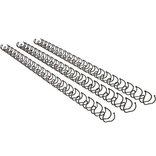 GBC Binding Wire Elements 21 Loop 100 Sheets 12mm Black Ref IB165320 [Pack 100]