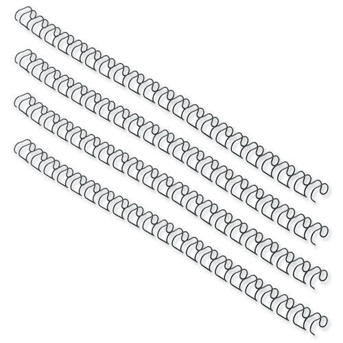 GBC Binding Wire Elements 21 Loop 55 Sheets 6mm Black Ref IB165023 [Pack 100]