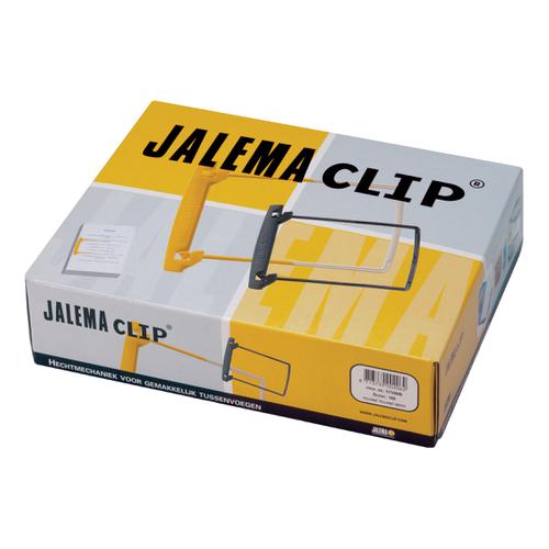 Jalema Filing Clip Yellow/White Ref 5710000 [Pack 100] Jalema