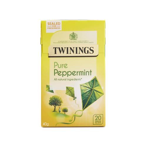 Twinings Infusion Tea Bags Individually-wrapped Peppermint Ref 0403118 [Pack 20]
