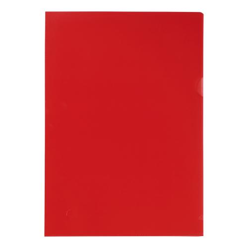5 Star Office Folder Embossed Cut Flush Polypropylene Copy-safe Translucent 110 Micron A4 Red [Pack 25] 464491 Buy online at Office 5Star or contact us Tel 01594 810081 for assistance