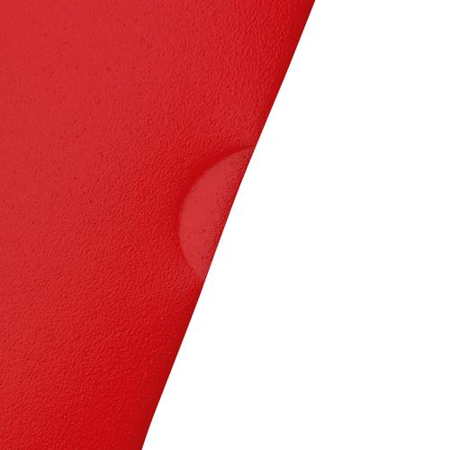 5 Star Office Folder Embossed Cut Flush Polypropylene Copy-safe Translucent 110 Micron A4 Red [Pack 25]