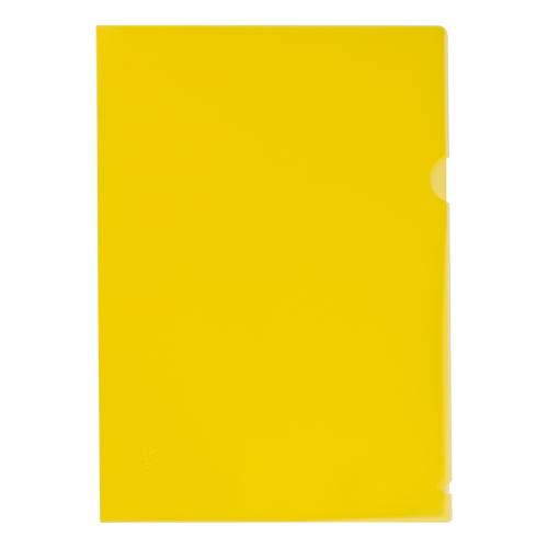5 Star Office Folder Embossed Cut Flush Polypropylene Copy-safe Translucent 110 Micron A4 Yellow [Pack25] 464505 Buy online at Office 5Star or contact us Tel 01594 810081 for assistance