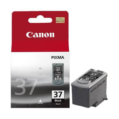 Canon PG-37 Inkjet Cartridge Page Life 220pp 11ml Black Ref 2145B001