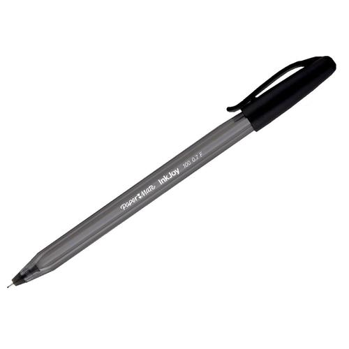 Paper Mate InkJoy 100 Ball Pen Medium 1.0 Tip 0.7mm Line Black Ref S0957120 [Pack 50] Newell Rubbermaid