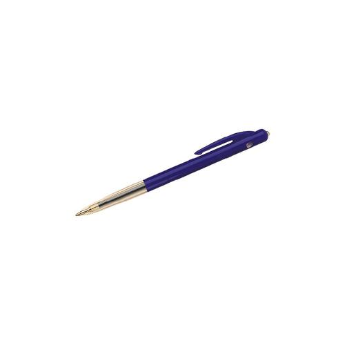 Bic M10 Clic Ball Pen Retractable 1.0mm Tip 0.32mm Line Blue Ref 1199190121 [Pack 50]