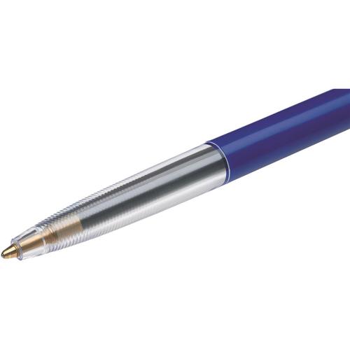 Bic M10 Clic Ball Pen Retractable 1.0mm Tip 0.32mm Line Blue Ref 1199190121 [Pack 50] 862681 Buy online at Office 5Star or contact us Tel 01594 810081 for assistance