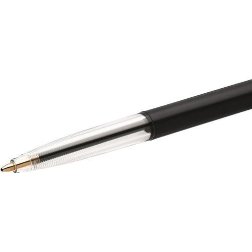Bic M10 Clic Ball Pen Retractable 1.0mm Tip 0.32mm Line Black Ref 1199190125 [Pack 50] Bic