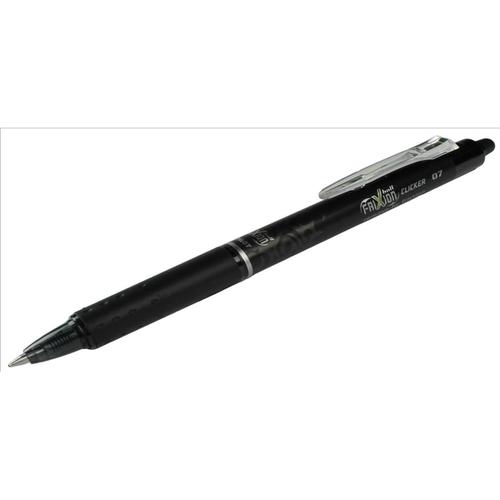 Pilot FriXion Clicker R/ball Pen Retractable Erasable 0.7 Tip 0.35mm Line Black 4902505466250 [Pack 12] 4008114 Buy online at Office 5Star or contact us Tel 01594 810081 for assistance