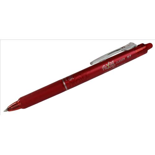 Pilot FriXion Clicker R/ball Pen Retractable Erasable 0.7 Tip 0.35mm Line Red Ref 4902505466267 [Pack 12]