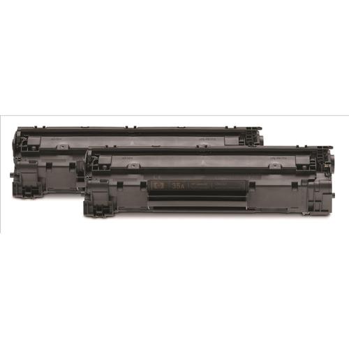 HP 35A Laser Toner Cartridge Page Life 1500pp Black Ref CB435AD [Pack 2]