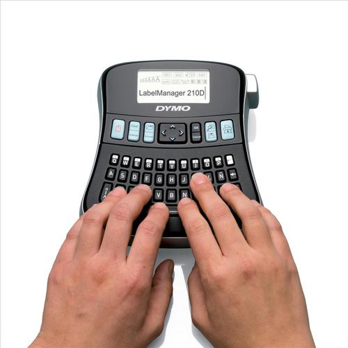 Dymo LabelManager 210D Desktop Label Maker Multi-language QWERTY D1 Ref S0784440 4059077 Buy online at Office 5Star or contact us Tel 01594 810081 for assistance