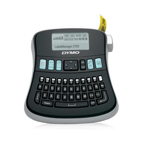 Dymo LabelManager 210D Desktop Label Maker Multi-language QWERTY D1 Ref S0784440 4059077 Buy online at Office 5Star or contact us Tel 01594 810081 for assistance