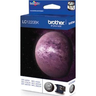 Brother Inkjet Cartridge Page Life 300pp Black Ref LC1220BK Brother