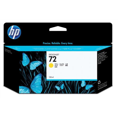 Hewlett Packard [HP] No.72 Inkjet Cartridge High Yield 130ml Yellow Ref C9373A