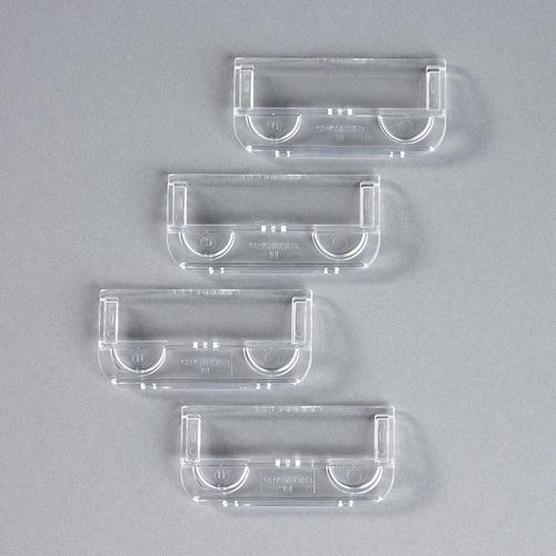 Rexel Crystalfile Classic Plastic Tabs for Suspension File Clear Ref 78020 [Pack 50] ACCO Brands