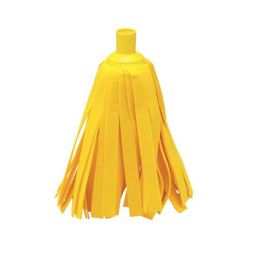 Addis Cloth Mop Head Refill Thick Absorbent Strands and Yellow Socket Ref 510525