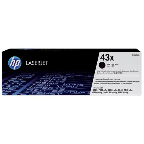 HP 43X Laser Toner Cartridge High Yield Page Life 30000pp Black Ref C8543X