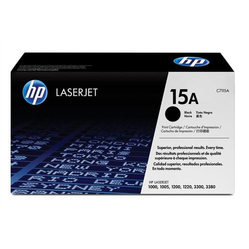 HP 15A Laser Toner Cartridge Page Life 2500pp Black Ref C7115A