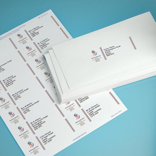 Avery Quick DRY Parcel Labels Inkjet 6 per Sheet 99.1x93.1mm White Ref J8166-100 [600 Labels] Avery UK
