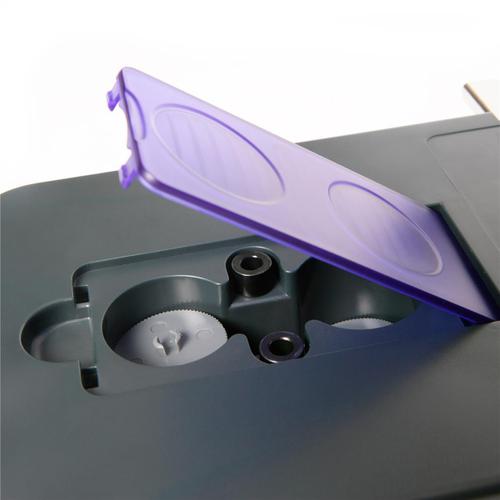 Rapesco P2200 Heavy Duty 2-Hole Punch (150 Sheets) (black / purple) Rapesco Office Products Plc