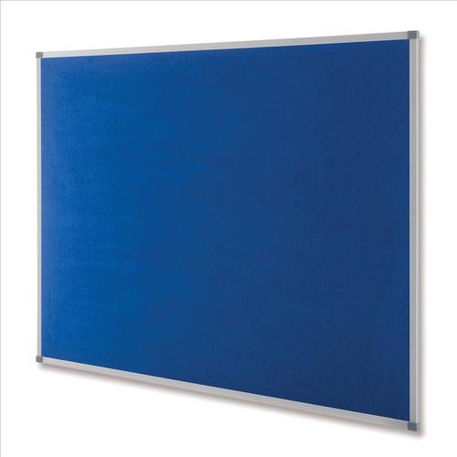 Nobo Premium Plus Blue Felt Notice Board 900x600mm Ref 1915188 ACCO Brands