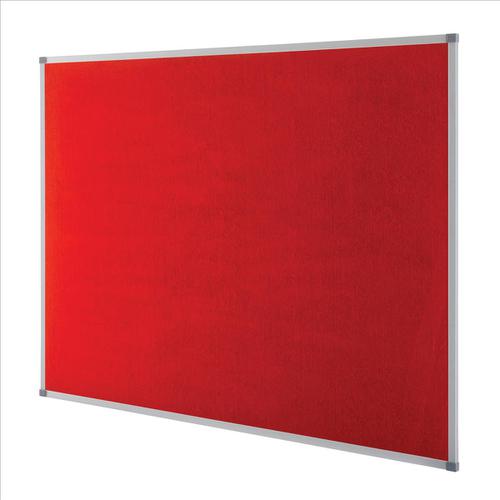 Nobo Essence Felt Notice Board Red 1200x900mm Ref 1904067 ACCO Brands