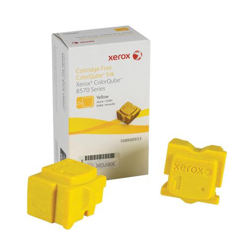 Xerox Solid Ink Sticks Page Life 4400pp Yellow Ref 108R00933 [Pack 2] 4075099 Buy online at Office 5Star or contact us Tel 01594 810081 for assistance