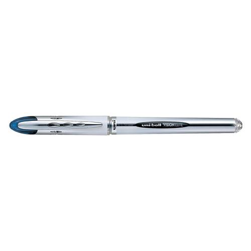 Uni-ball UB200 Vision Elite Rollerball Pen 0.8mm Tip Blue Ref 707547000 [Pack 12] Mitsubishi Pencil Company