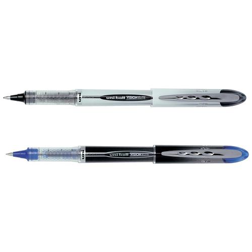 Uni-ball UB200 Vision Elite Rollerball Pen 0.8mm Tip Blue Ref 707547000 [Pack 12]