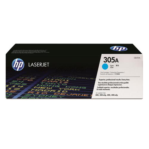 HP 305A Laser Toner Cartridge Page Life 2600pp Cyan Ref CE411A