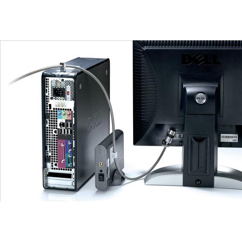 Kensington Desktop PC Lock Kit with Cable 2.44m 3 Plates and Glue Ref K64615EU