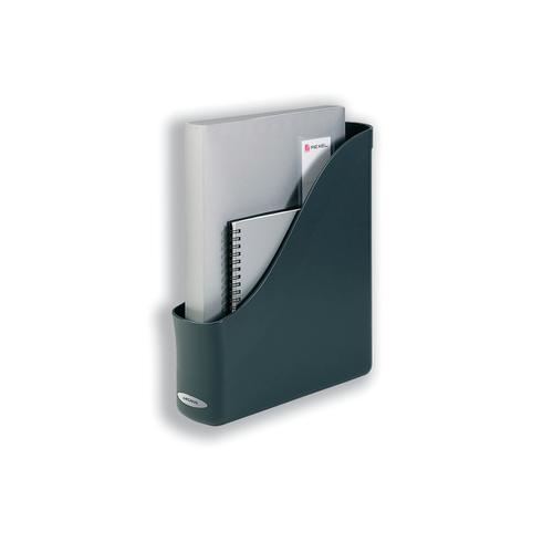 Rexel Agenda2 Magazine Rack File Finger-pull Recycled A4 Charcoal Ref 2101022 300106 Buy online at Office 5Star or contact us Tel 01594 810081 for assistance