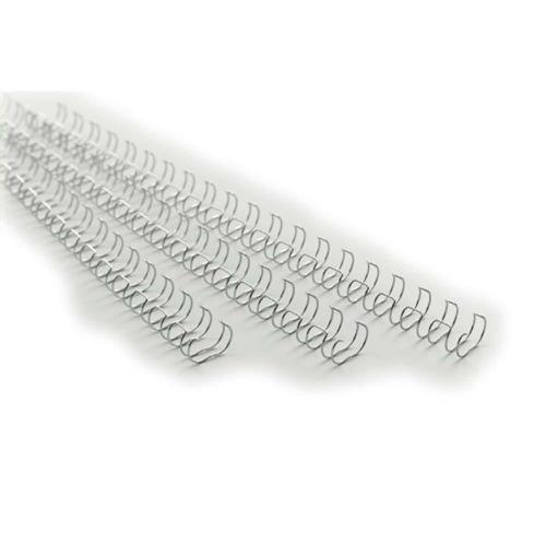 GBC Binding Wire Elements 34 Loop for 35 Sheets 5mm A4 Silver Ref 2101007E [Pack 100]