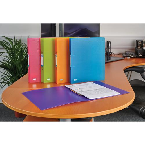 Elba Bright Ring Binder Polypropylene 2 O-Ring 25mm A4+ Clear Ref 400123615 [Pack 10] 572513 Buy online at Office 5Star or contact us Tel 01594 810081 for assistance