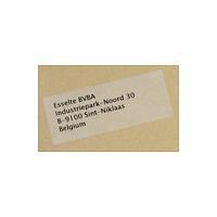 Dymo LabelWriter Labels Large Address Plastic 36x89mm Clear Ref 99013 S0722410 [Pack 260] 300424 Buy online at Office 5Star or contact us Tel 01594 810081 for assistance