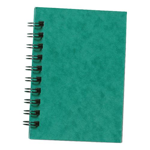 Silvine Notebook Twinwire Sidebound 75gsm Ruled 200pp A6 Green Ref SPA6 [Pack 12] Sinclairs