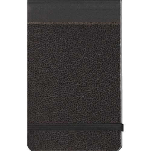 Silvine Elasticated Pocket Notebook 75gsm Ruled 160pp 78x127mm Black Ref 190 [Pack 12]