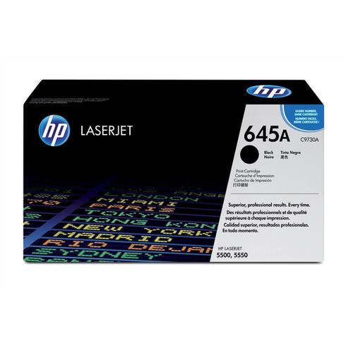 HP 645A Laser Toner Cartridge Page Life 13000pp Black Ref C9730A 307183 Buy online at Office 5Star or contact us Tel 01594 810081 for assistance