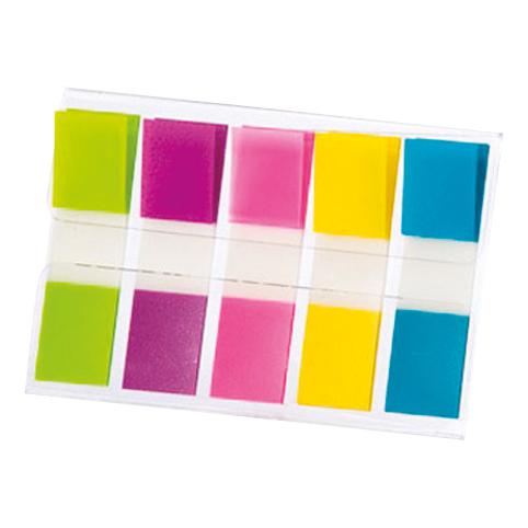 Post-it Index Small Portable Pack W12.5xH43mm Bright Colours Ref 683-5Cb [Pack 100] 3M