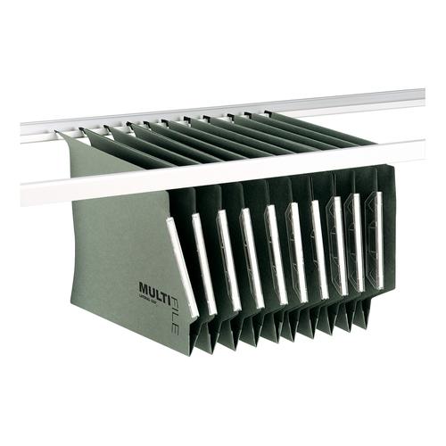 Rexel Multifile Lateral Susp Files Manilla 15mm V-base 330mm Runner 210gsm A4 Green Ref 78080 [Pack 50] 4050478 Buy online at Office 5Star or contact us Tel 01594 810081 for assistance