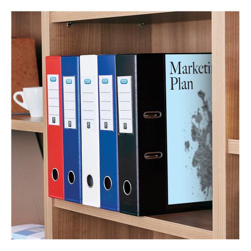 Elba Lever Arch File with Clear PVC Cover 70mm Spine A4 Blue Ref 100082303 [Pack 10] 625016 Buy online at Office 5Star or contact us Tel 01594 810081 for assistance