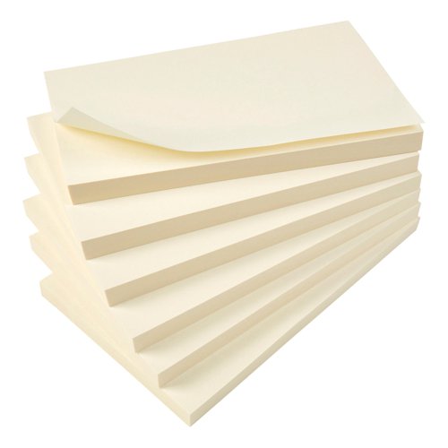 5 Star Value Repositionable Notes 75x127mm Yellow [Pack 12]