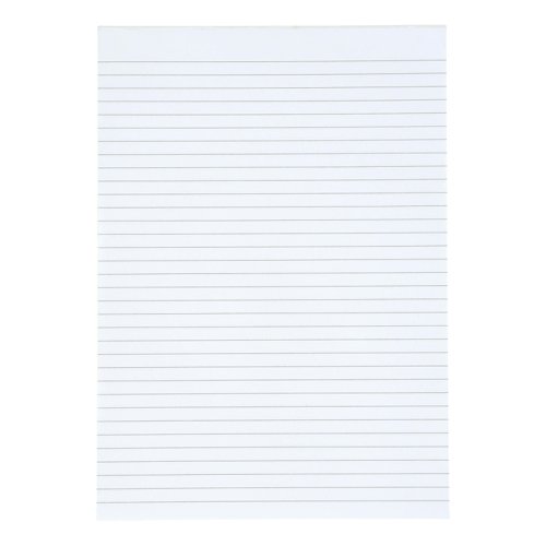 5 Star Value FSC Memo Pad Headbound 60gsm Ruled 160pp A4 White Paper [Pack 10]