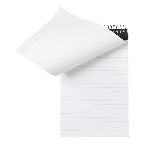 5 Star Value FSC Shorthand Pad Wirebound 60gsm Ruled 300pp 127x200mm Black & White [Pack 5]