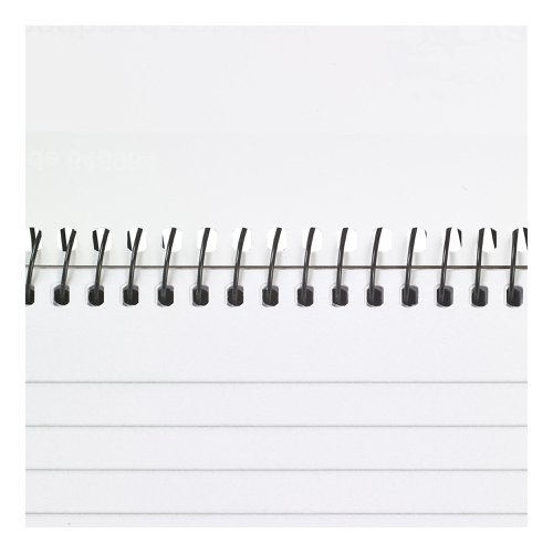 5 Star Value FSC Shorthand Pad Wirebound 60gsm Ruled 300pp 127x200mm Black & White [Pack 5]