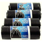 Ry Safewrap Recycled R/Sacks 0446 Black [Pack 20 x 4]