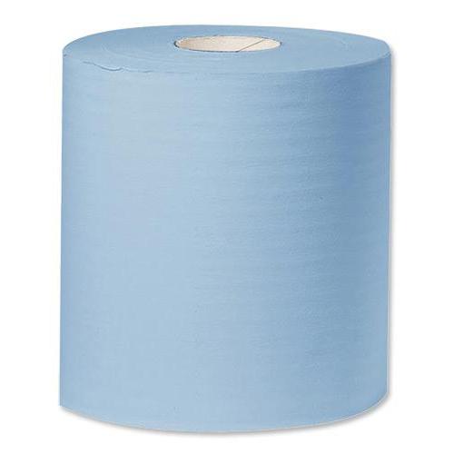 Wypall Industrial Sized Giant Cleaning Towel Roll 2-Ply 310mmx350m Blue Ref Y04440